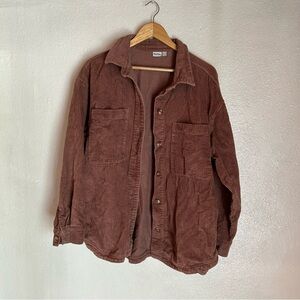 Rhythm Brown Corduroy Shirt Jacket